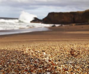 Kauai Glass Beach, Hawaii