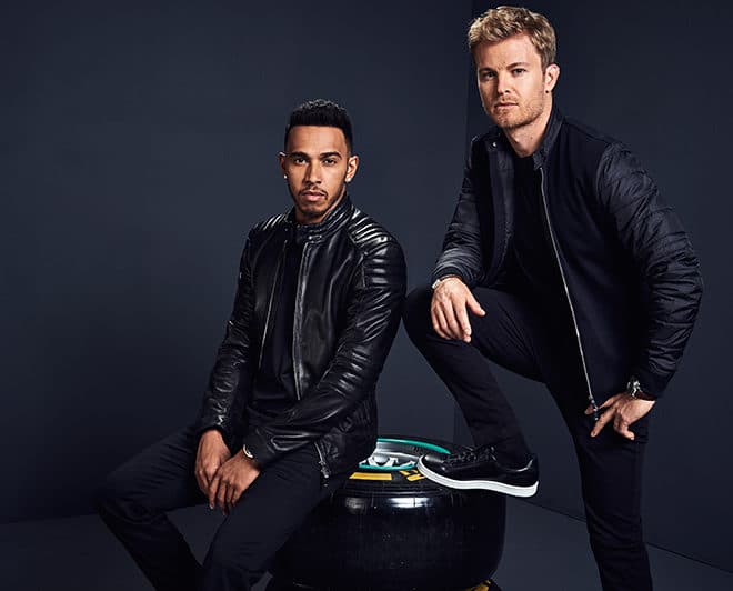 Lewis Hamilton and Nico Rosberg
