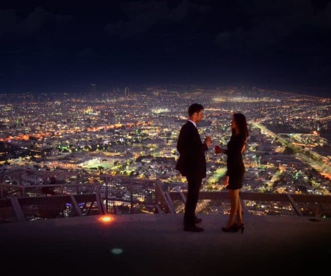 Helipad Sunset Supper: St. Regis Abu Dhabi
