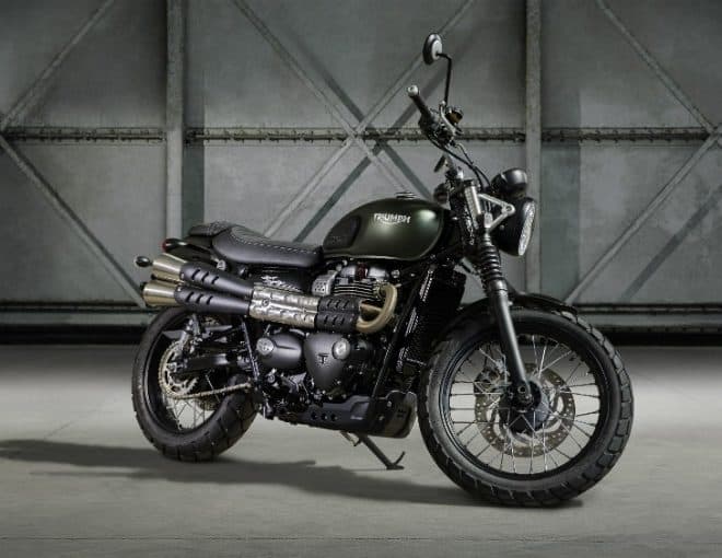 Triumph Street Scrambler Makes Milan Debut