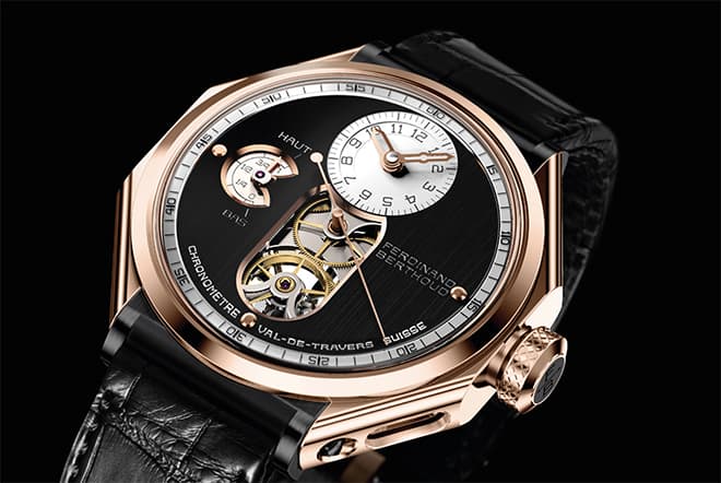 Ferdinand Berthoud Chronomètre FB 1, which draws its movement and design elements from marine chronometers of yore.