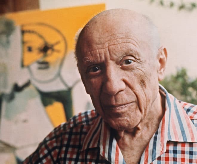 Spanish painter and sculptor Pablo Picasso created 'Guernica' to represent Spain at the 1937 World Fair in Paris (Photo credit AFP/RALPH GATTI)
