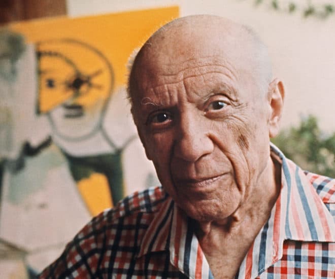 Spanish painter and sculptor Pablo Picasso created 'Guernica' to represent Spain at the 1937 World Fair in Paris (Photo credit AFP/RALPH GATTI)