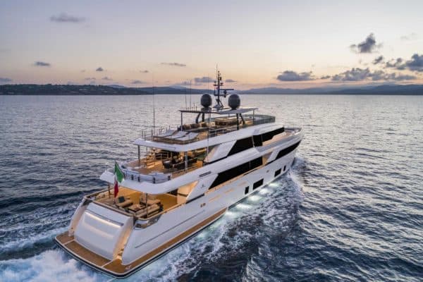 The yacht's world premiere was held at the Monaco Yacht Show in September 2018