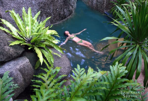 Tamarind Springs at Thong Takian is set in a stunningly verdant jungle setting