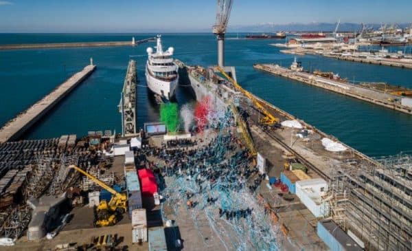 Benetti launched its second 100m-plus gigayacht in early February