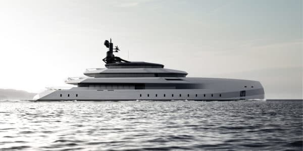 Lobanov Design drew the futuristic 75m Begallta
