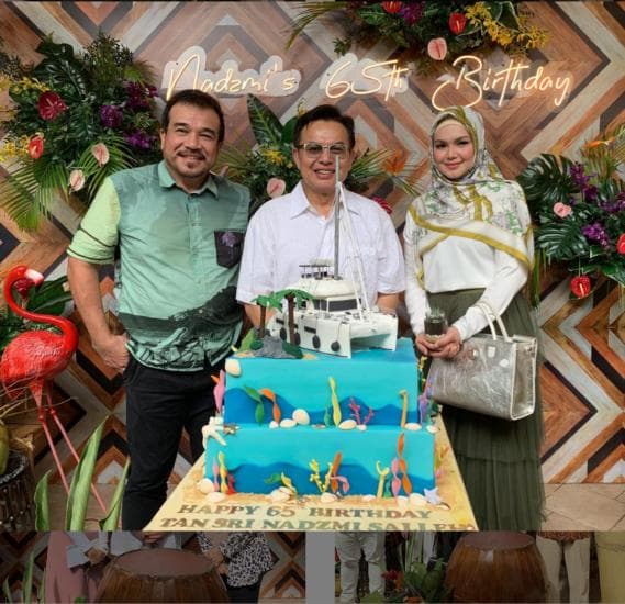 Salleh celebrated his 65th birthday this year