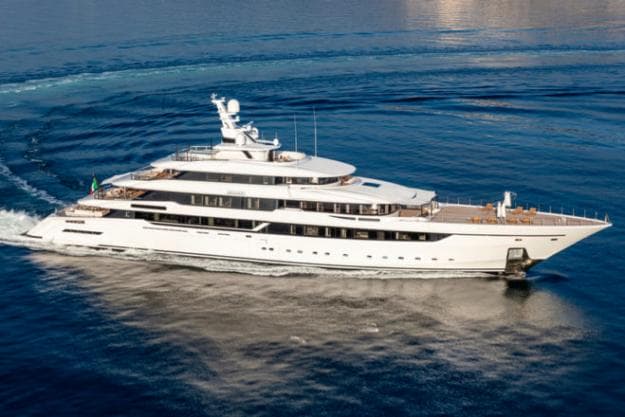 The 80m Dragon is the largest yacht built by Columbus Yachts, part of the Palumbo Superyachts group