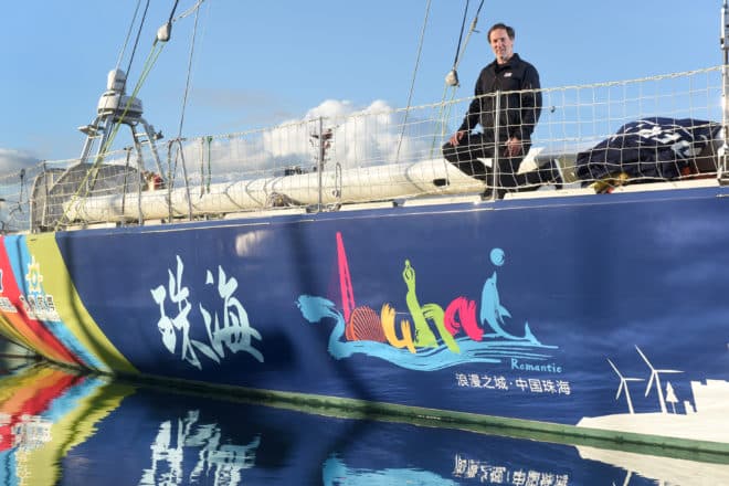 South African Nick Leggatt is the Skipper of the Zhuhai entry in the Clipper 2019-20 Race