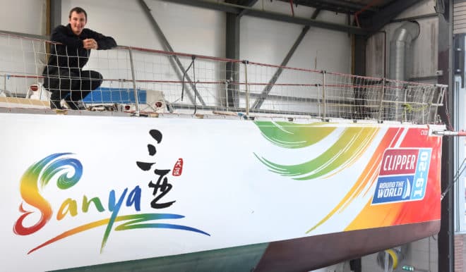 Scotland’s Seumas Kellock is the Skipper of the Visit Sanya, China entry in the Clipper 2019-20 Race