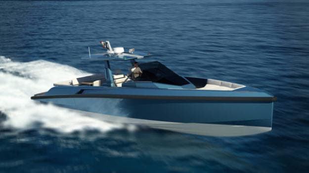 ; the 48 Wallytender is the first new model from Wally since the iconic brand was acquired by Ferretti Group