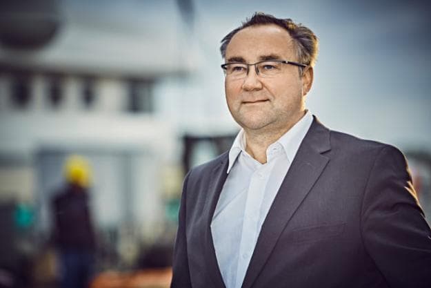 Hans Schaedla is the grandson of Henry Rasmussen, who founded the company with Georg Abeking in 1907