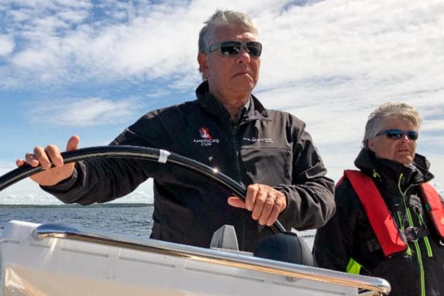 Yacht Style contributor Guy Nowell takes the helm