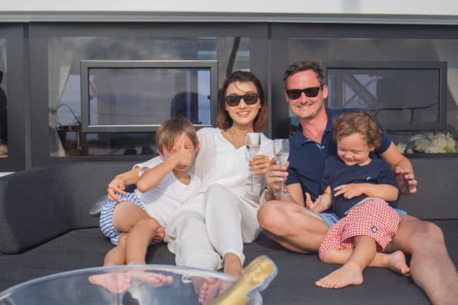 With the right yacht, crew and itinerary, a family charter is champagne sailing