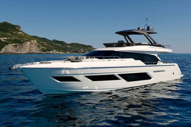 The Ferretti Yachts 720 is the Italian builder’s first new model since the 670 launched at last year’s Cannes Yachting Festival