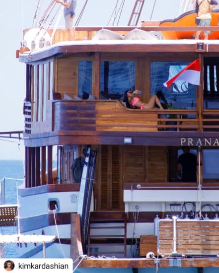 The Kardashians were high-profile guests on Prana by Atzaro earlier this year