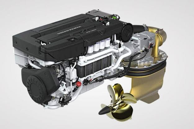 Settantotto features Volvo Penta D13-IPS1350 engines, the most powerful in the IPS range