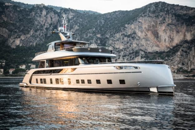 Employing hybrid technology, the GTT 115 was displayed at the 2017 Monaco Yacht Show and fully completed in 2018