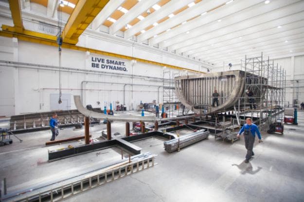 Dynamiq’s Dutch-engineered yachts are built in Massa, Italy