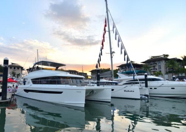 The show will again feature a strong line-up of power and sailing catamarans