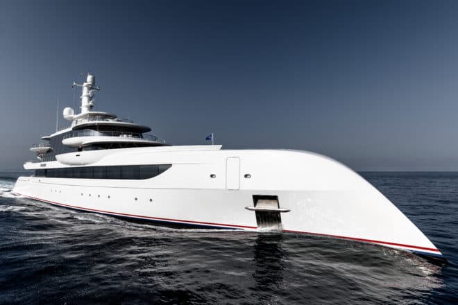 The 80m Excellence by Abeking & Rasmussen; Photo: Guillaume Plisson