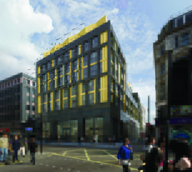 Totteham Court Road West's facade