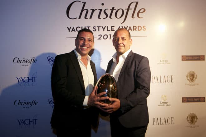 Winners at the 2019 Christofle Yacht Style Awards in Phuket