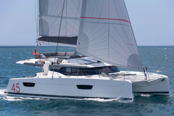 A Fountaine Pajot Elba 45 sailing catamaran is arriving in Indonesia in 2020