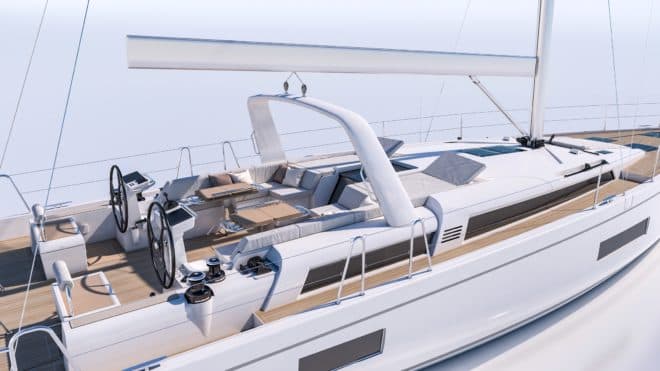 The Oceanis Yacht 54 joins the 62 among Beneteau's larger sailing yachts