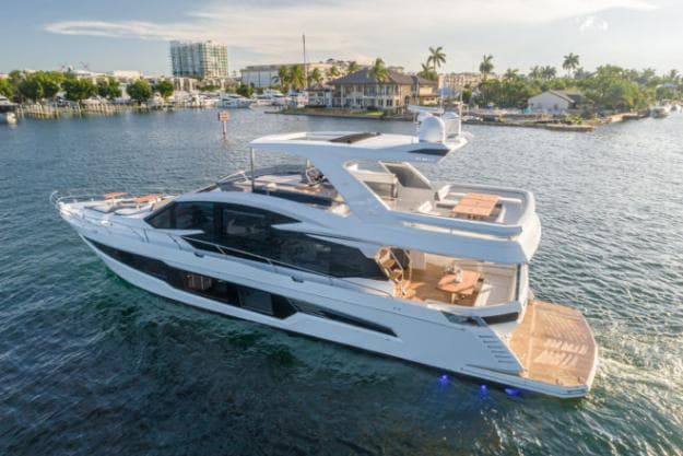 One of Galeon’s newest models, the 680 Fly debuted at Cannes last September