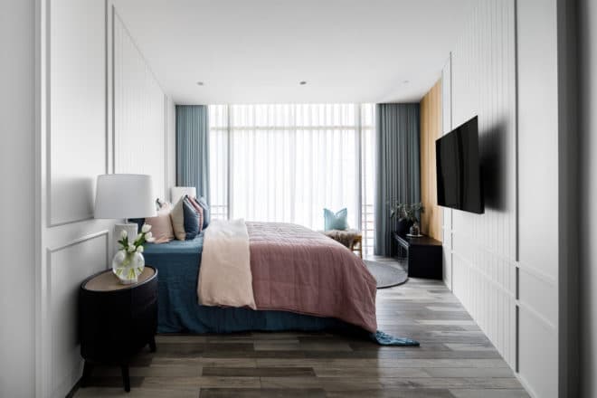 The Edge @ Cairhhill - bedroom designed by The Scientist Pte Ltd.
