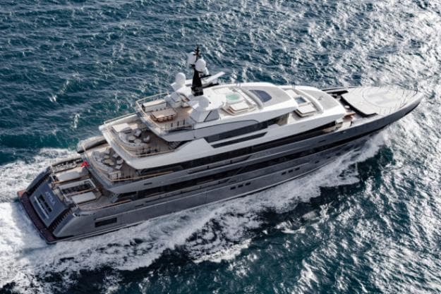 Sanlorenzo's stunning flagship 64Steel Attila; Photo: Guillaume Plisson