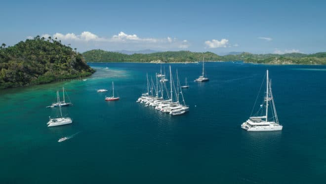 Last year’s Lagoon Escapade Philippines featured 11 catamarans sailing from Punta Fuego to Puerto Galera