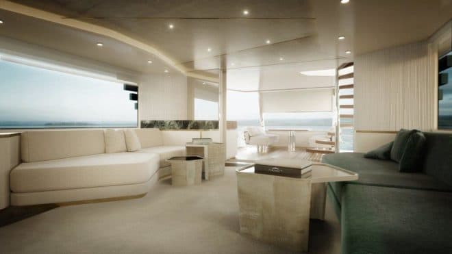 Milan-based Vincenzo De Cotiis designed the interior
