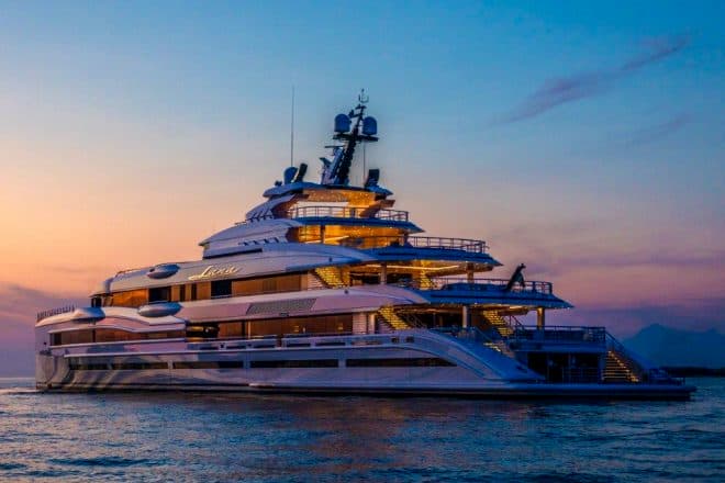 The 107m Benetti Lana has joined Imperial's charter fleet; Photos: Benetti / Imperial