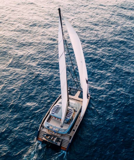 Sunreef Yachts is developing a new Eco range of catamarans; Nico Rosberg is a brand ambassador