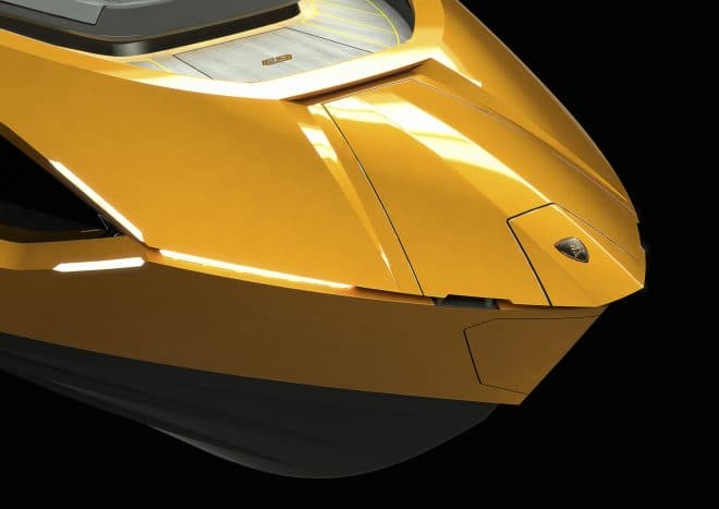 Lamborghini’s Style Centre helped design the super sporty yacht