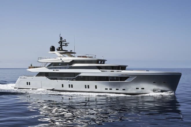 Hull one of the Sanlorenzo 44Alloy; two units will arrive in Asia this year