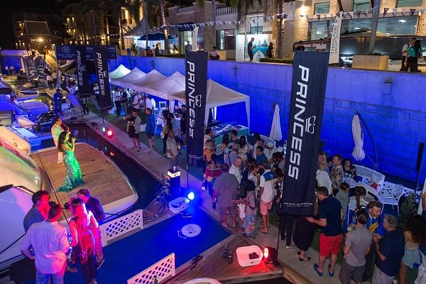 The Thailand premiere of the Princess Y85 at the 2020 Thailand Yacht Show