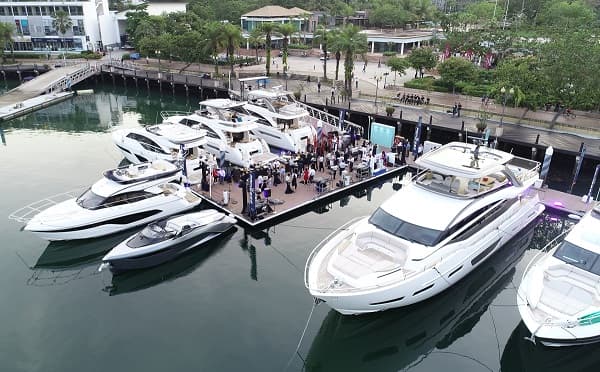 In 2019, Boat Lagoon Yachting showcased Princess models at ONE°15 Marina Sentosa Cove, where the company has its Singapore office