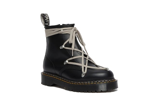 Rick Owens x Dr. Martens First Release Dropping on March 20