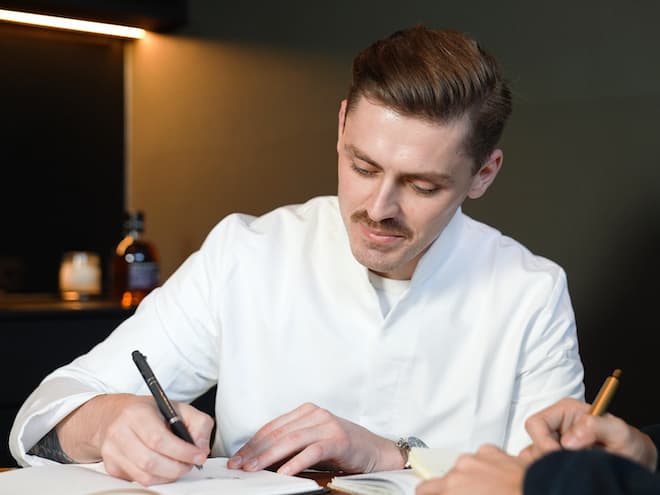 LUXUO x The Glenrothes Chef Lewis Barker