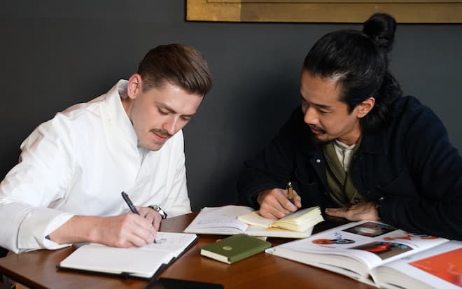 LUXUO x The Glenrothes Chef Lewis Barker & Norman Hartono
