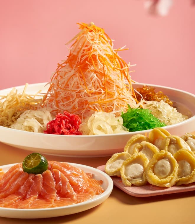 abalone yu sheng no signboard seafood