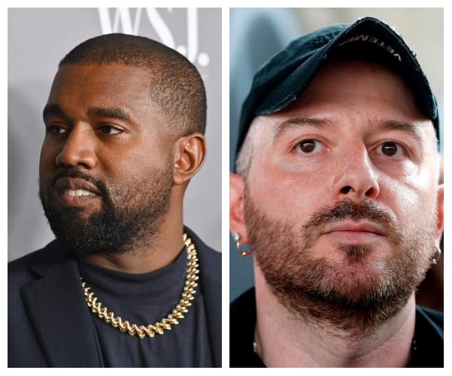 ye and demna yeezy gap balenciaga