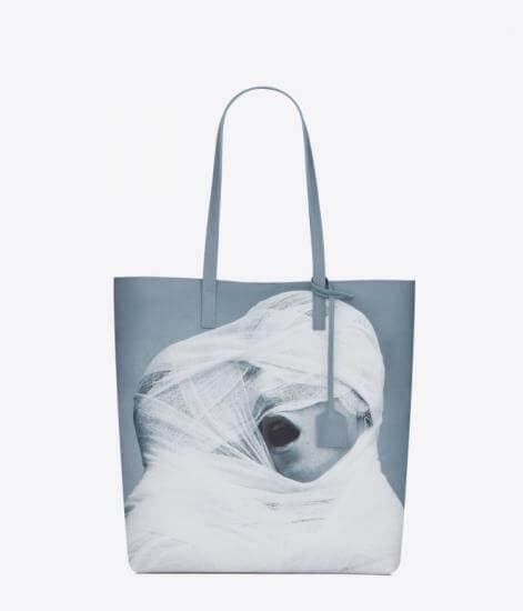 Saint Laurent Rive Droite and Robert Mapplethorpe shopping bag