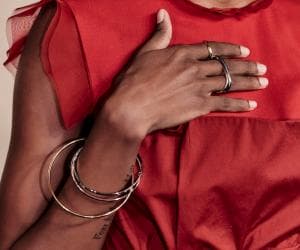 Cartier Trinity for Chitose Abe of Sacai