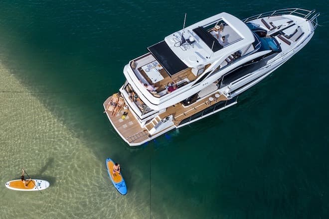 Galeon 640 Fly top view