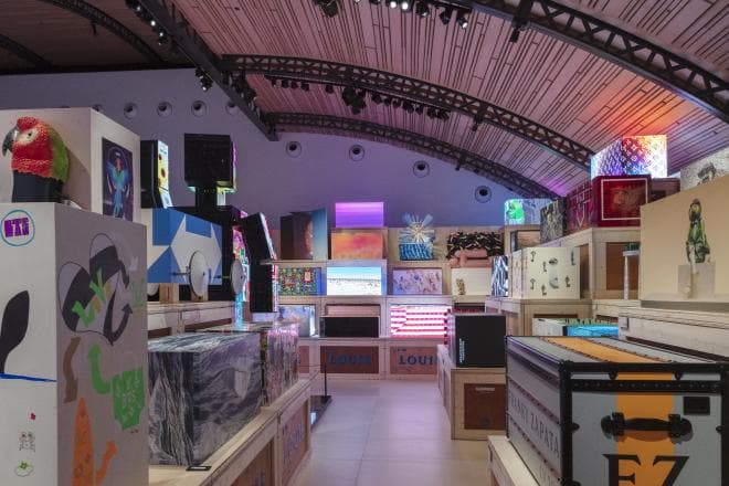 Louis Vuitton 200 trunks 200 visionaries exhibition in Singapore